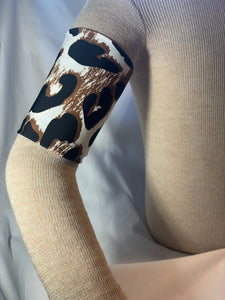 Baby Cheetah Spandex Sensor Cover Arm Band