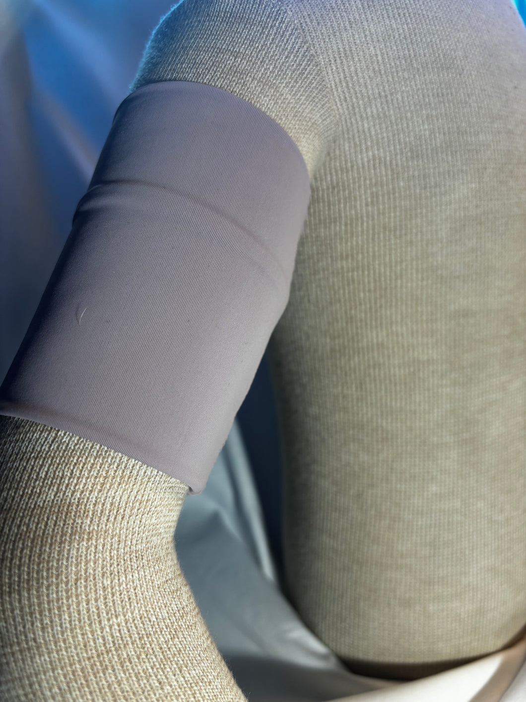 Dark Gray Insulin Pump Arm Band-Standard