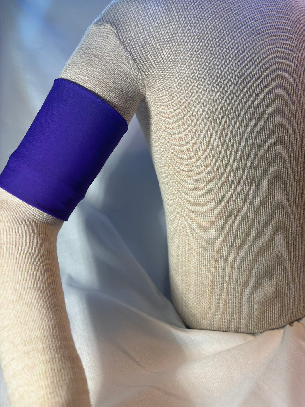 Purple Spandex Insulin Pump Arm Band-Standard