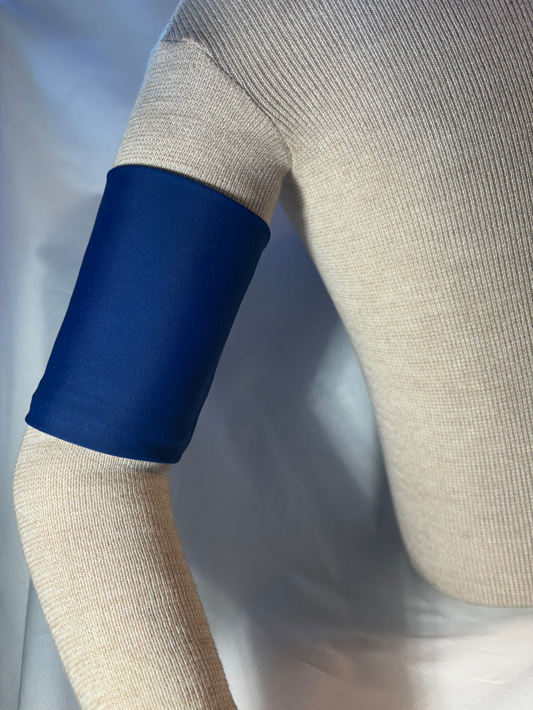 Navy Spandex Insulin Pump Arm Band-Standard