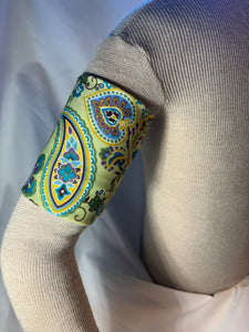 Paisley Spandex Sensor Cover Arm Band