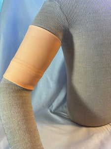 Peach Spandex Sensor Cover Arm Band