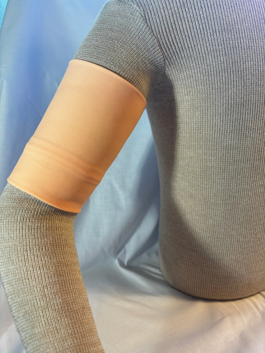 Peach Spandex Sensor Cover Arm Band