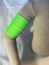 Load image into Gallery viewer, Neon Green Spandex Sensor Cover Arm Band