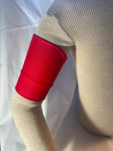 Load image into Gallery viewer, Red Spandex Sensor Cover Arm Band