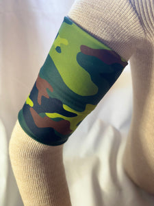 Camouflage  Spandex Sensor Cover Arm Band