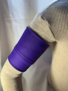Purple Spandex Sensor Cover Arm Band