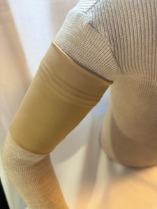 Nude Spandex Sensor Cover Arm Band